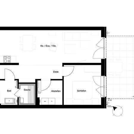 Dorumer Sielhuus 7 Apartamento Dorum