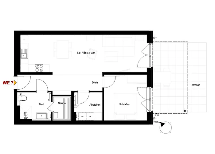 Dorumer Sielhuus 7 Apartmán Dorum